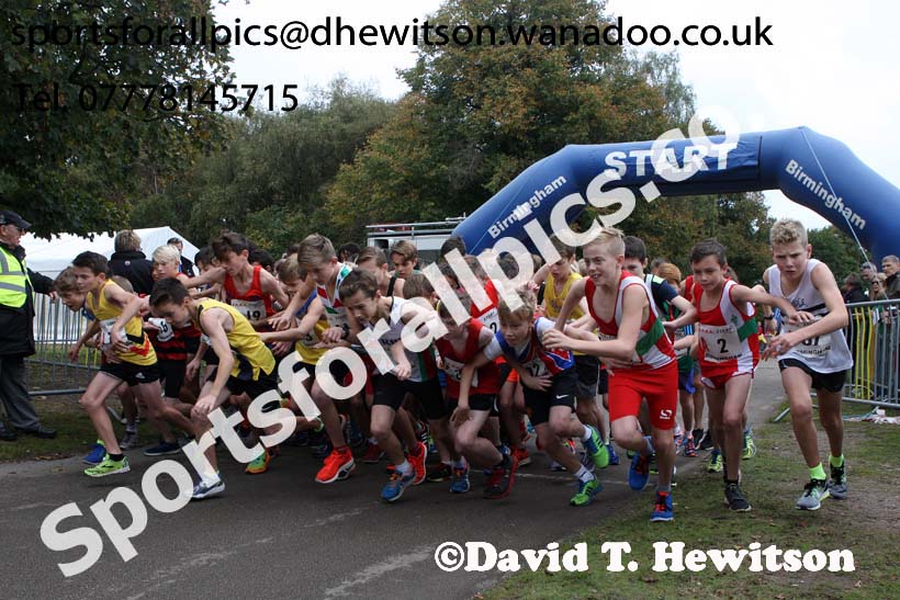 Boys under-13s ERRA Road Relays, Sutton Coldifield, Birmingham. Photo: David T. Hewitson/Sports for All Pics